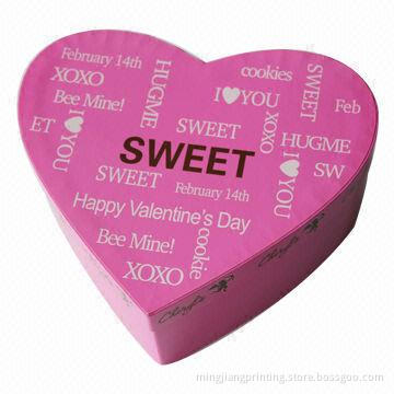 Heart-Shaped Box, Customized Design and Logo Are Accepted